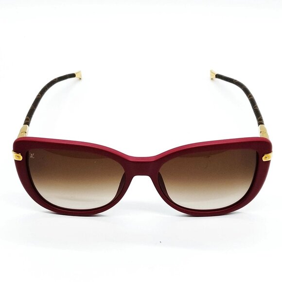 Authentic Louis Vuitton Sunglasses Z0631E Women's Reds mn440-120625 - Picture 3 of 9